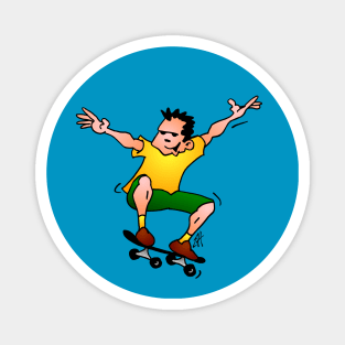 Skateboarder Magnet